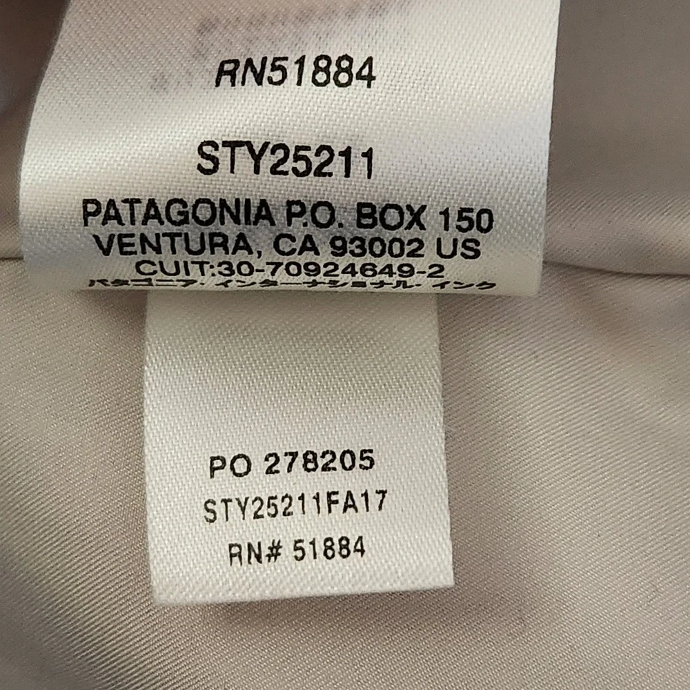 Patagonia Los Gatos Full Zip Fleece Jacket Womens Small White 25211 Slim Fit - Picture 6 of 10